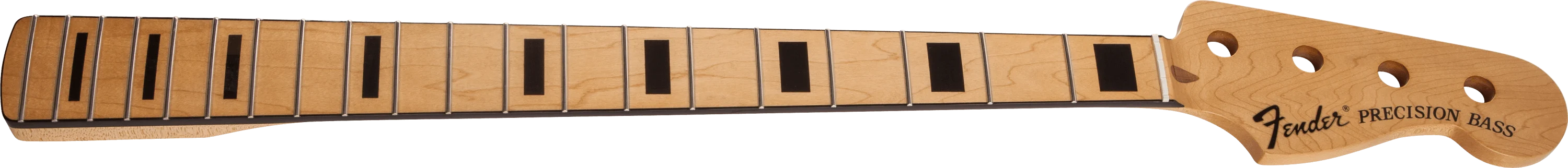 Classic Series 70's Precision Bass® Neck, 20 Medium Jumbo Frets, Block Inlay - Maple - Image 2