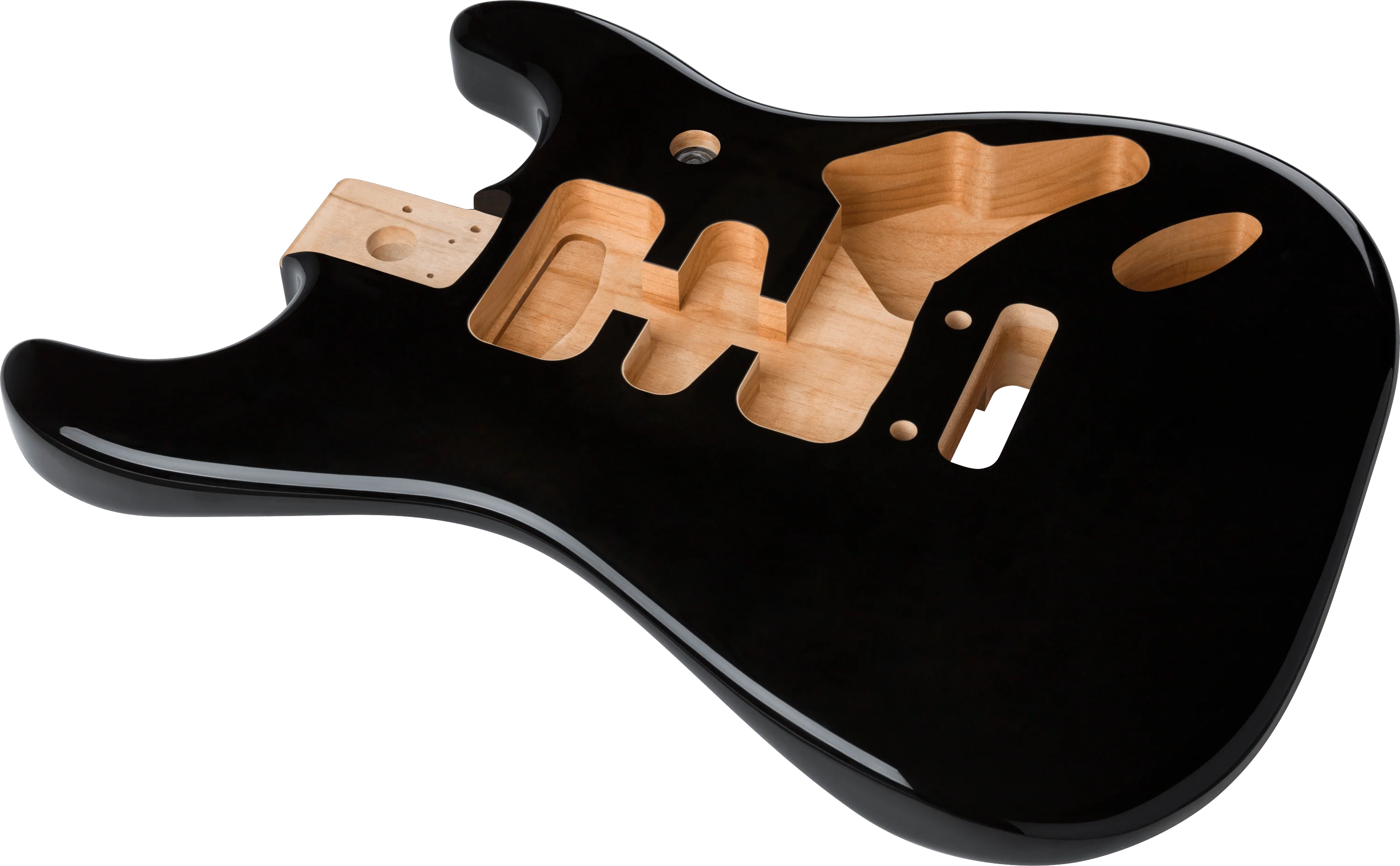 Deluxe Series Stratocaster® Alder Body, Black - Image 2