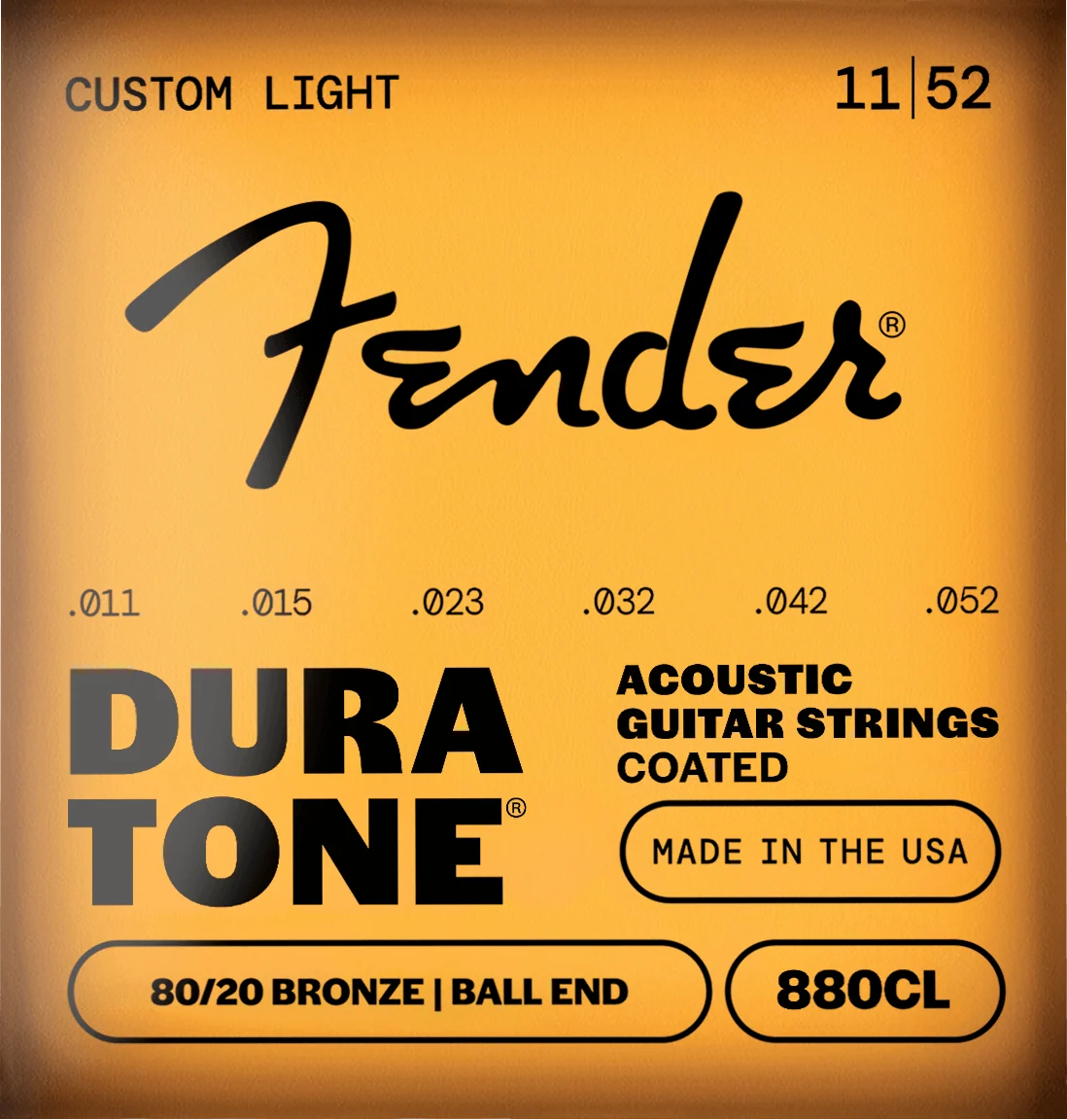 Dura-Tone® 880 Coated 80/20 Bronze Acoustic Guitar Strings - Image 3