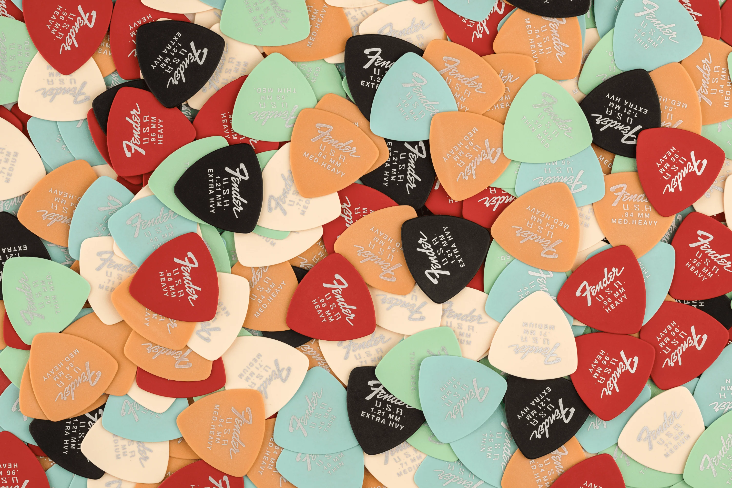 Dura-Tone® Delrin Picks, 346 Shape - 12 Pack - Image 2