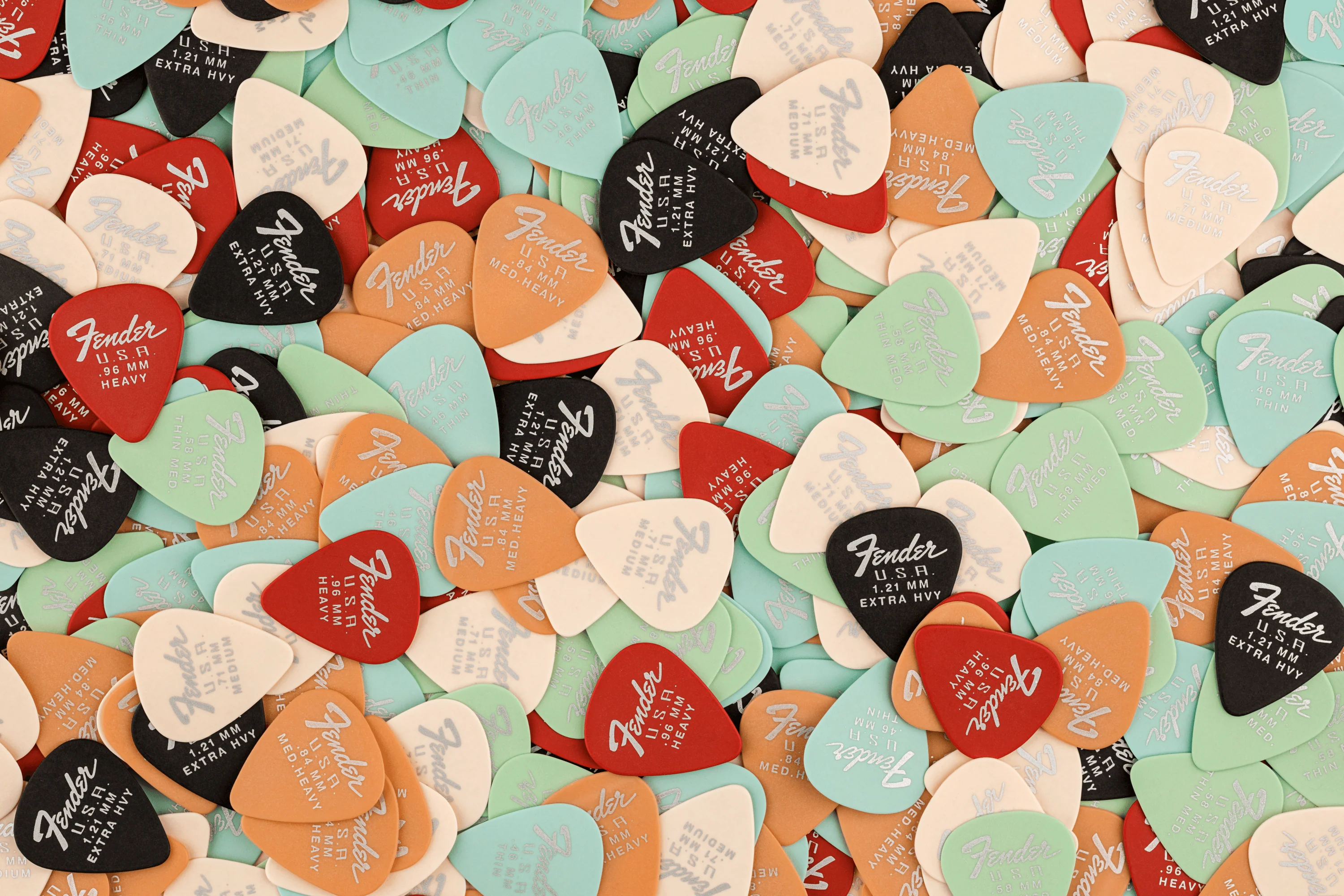 Dura-Tone® Delrin Picks, 351 Shape - 12 Pack - Image 2