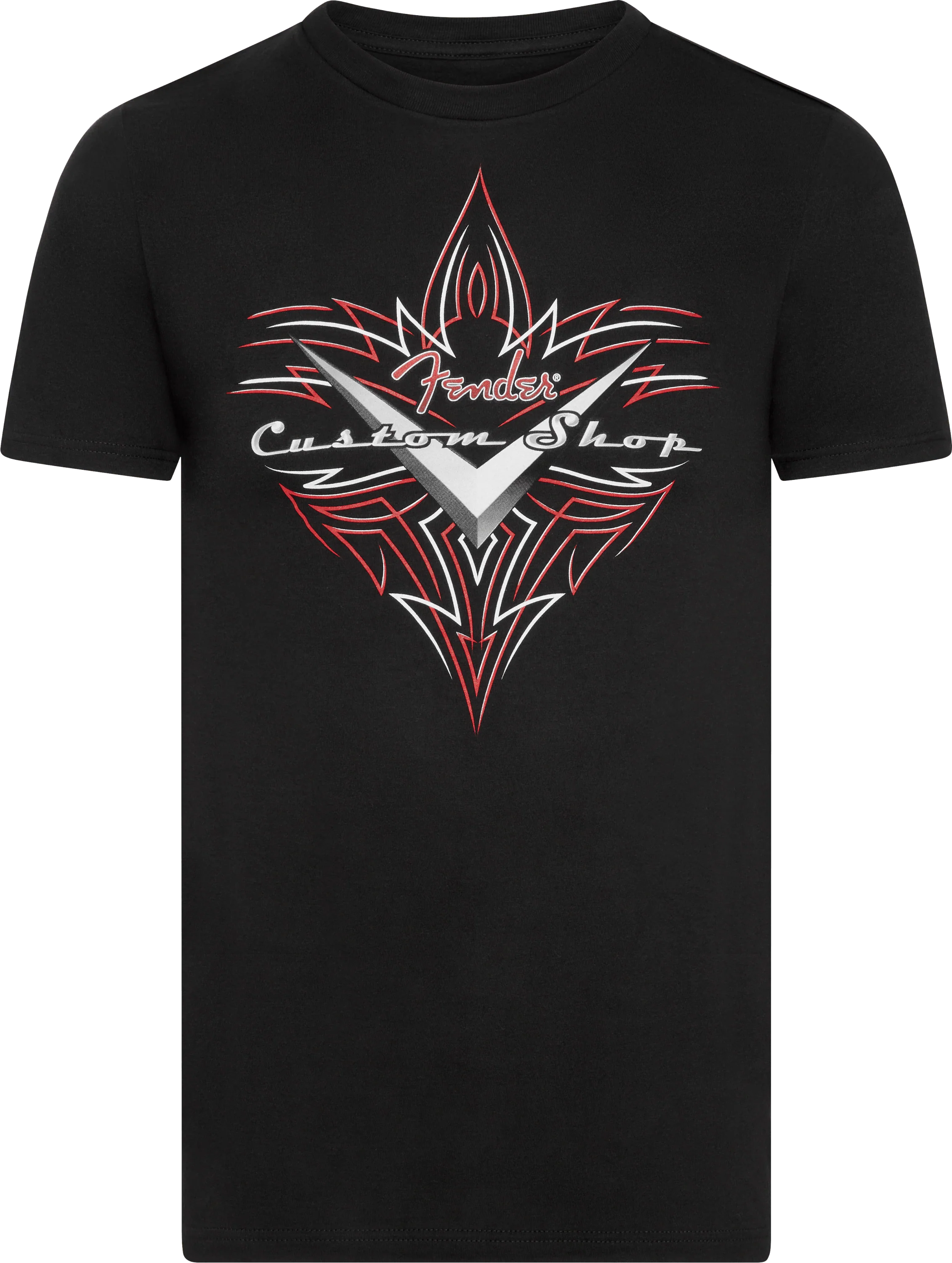 Fender® Custom Shop Pinstripe T-Shirt, Black - Image 9
