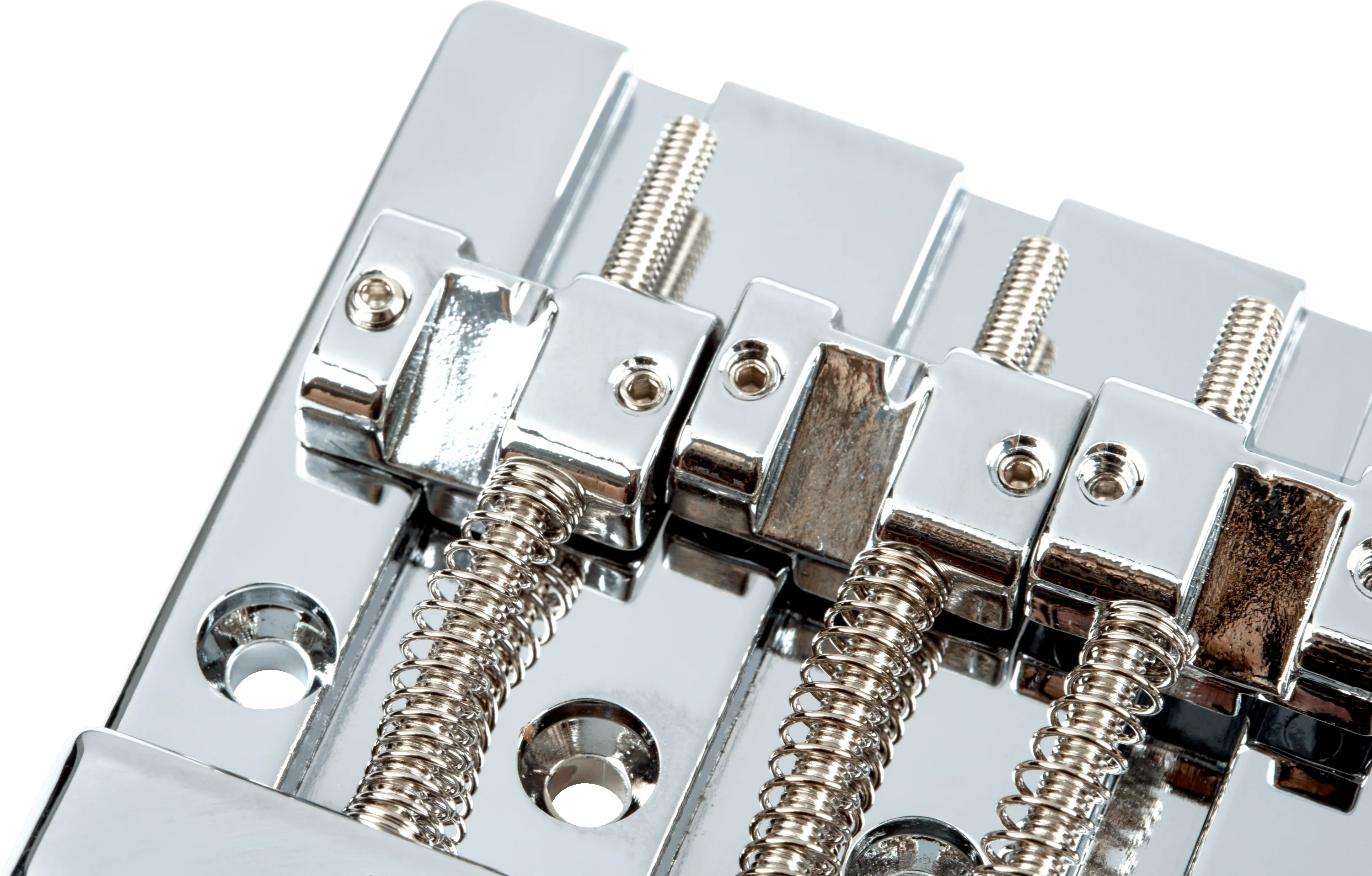 Fender® HiMass™ 4-String Bass Bridge Assembly With Brass Saddles - Image 5