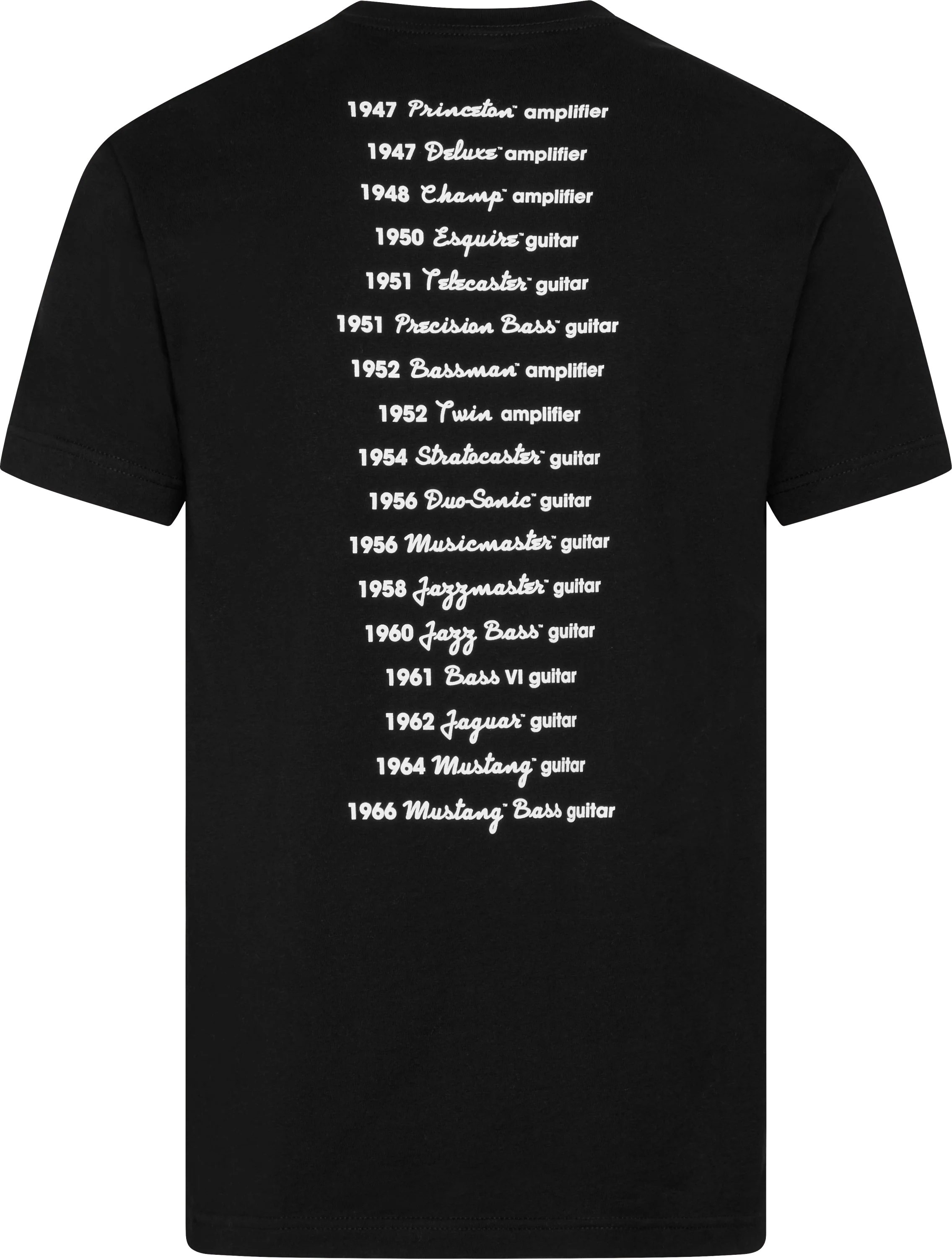 Fender® Logo Dateback T-Shirt - Image 11