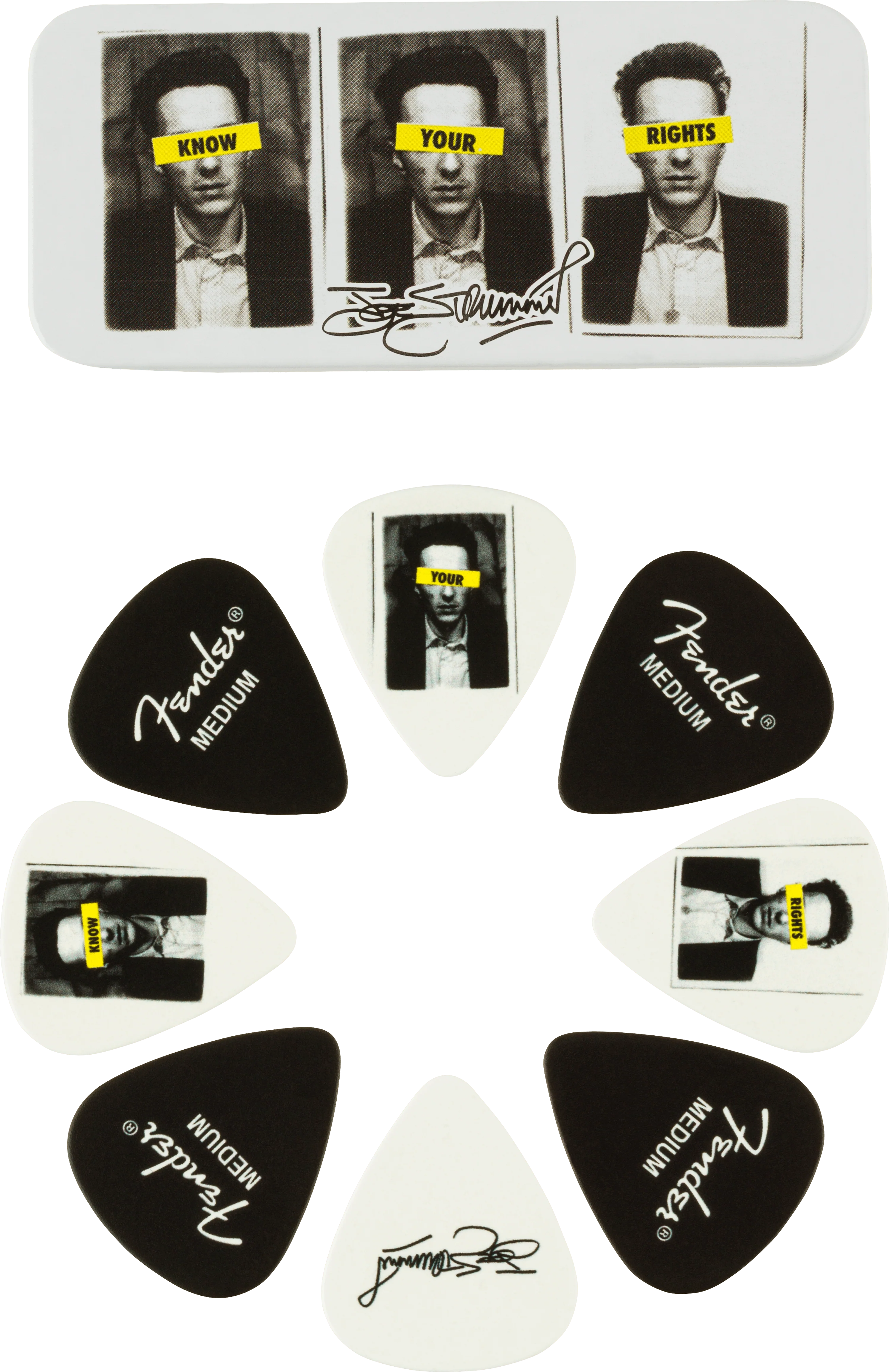 Joe Strummer Pick Tin, Medium - 8 Pack - Image 2