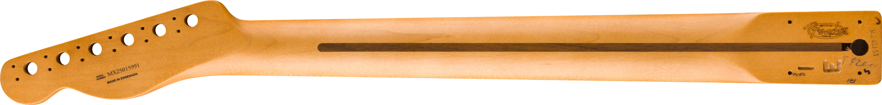 Player II Series Telecaster® Neck, 22 Medium Jumbo Frets, 9.5", Modern "C" - Image 2