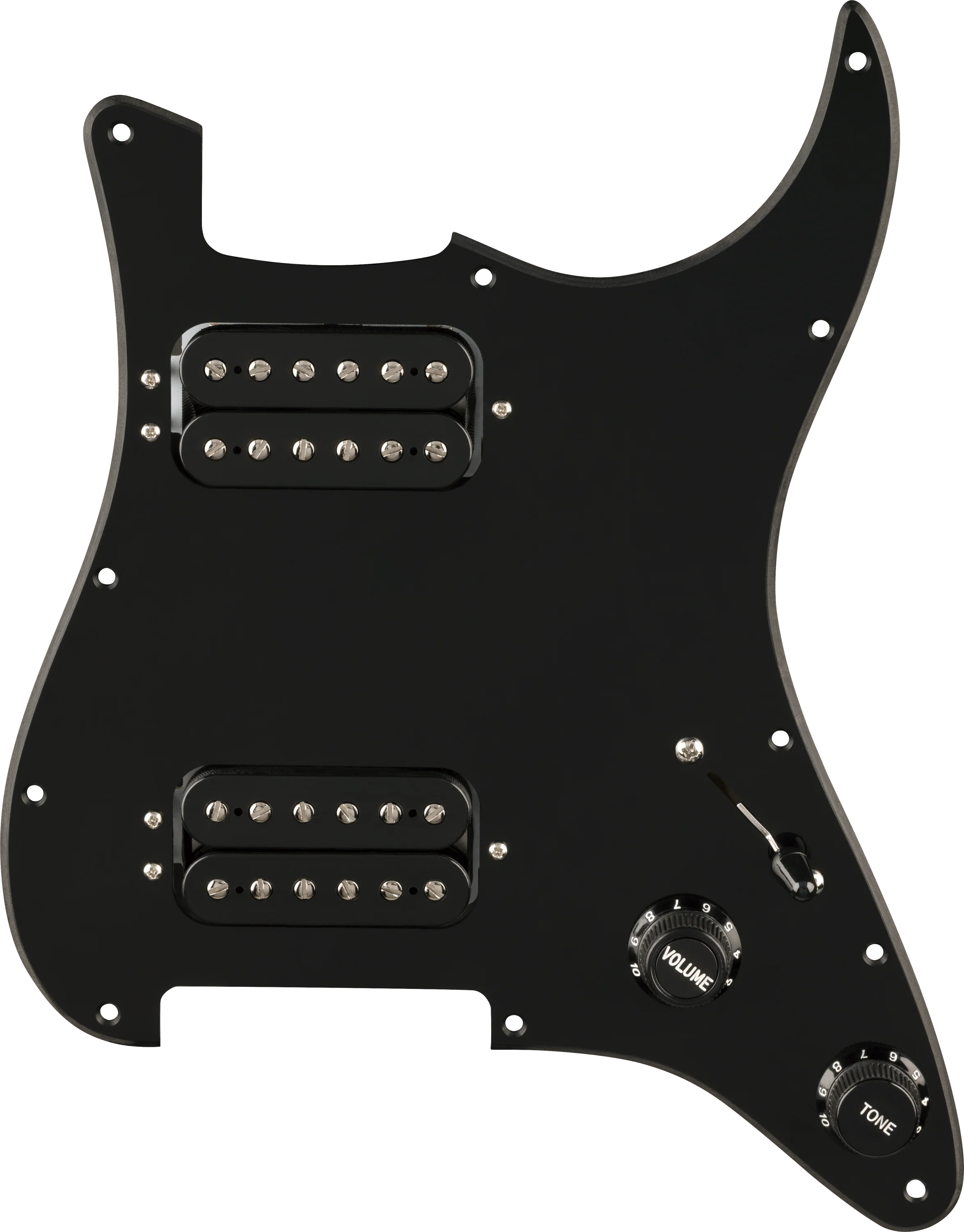 Pre-Wired Strat® Pickguard, Quadra Tap™ HH
