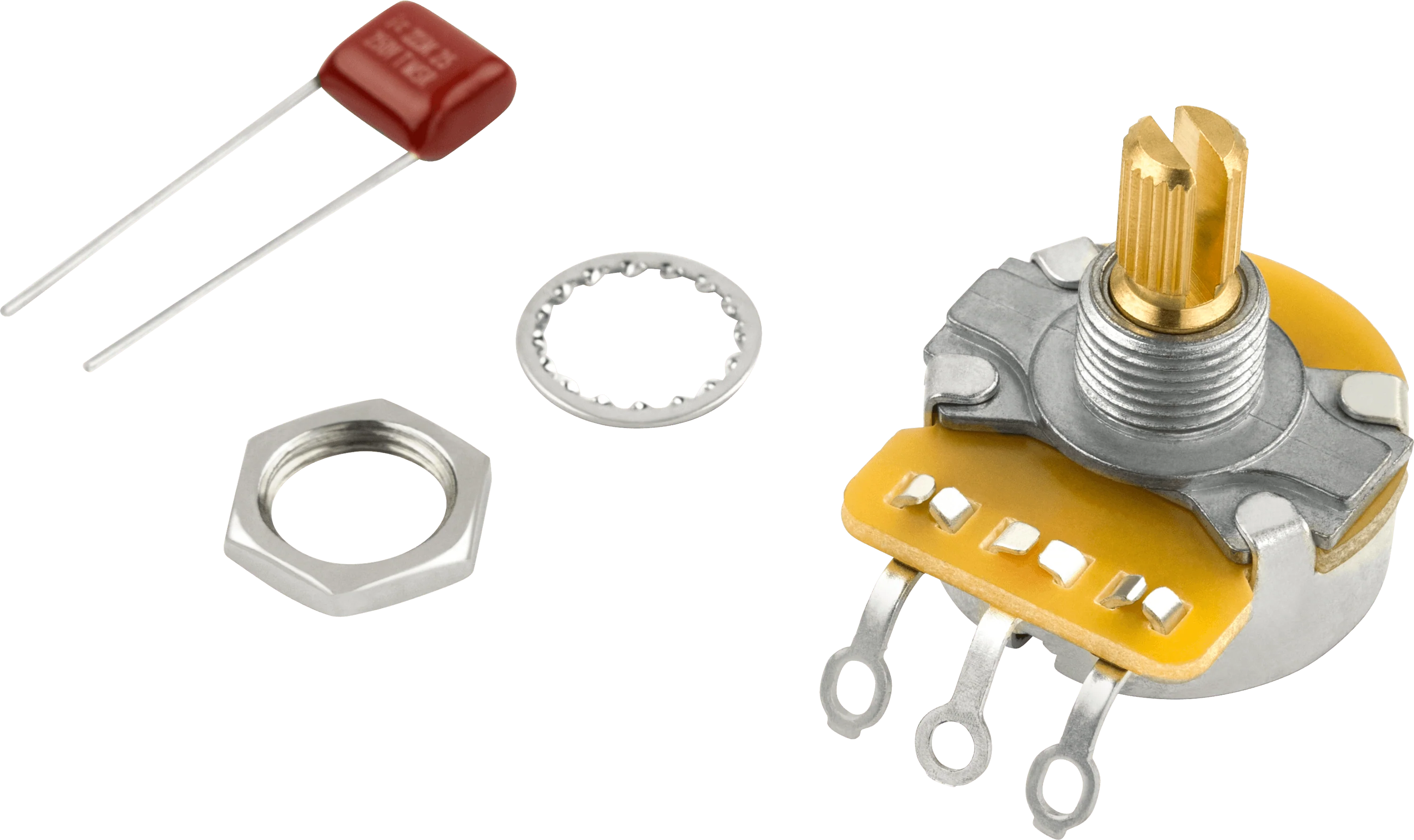 Pure Vintage 250K Split Shaft Potentiometer (Volume or Tone)