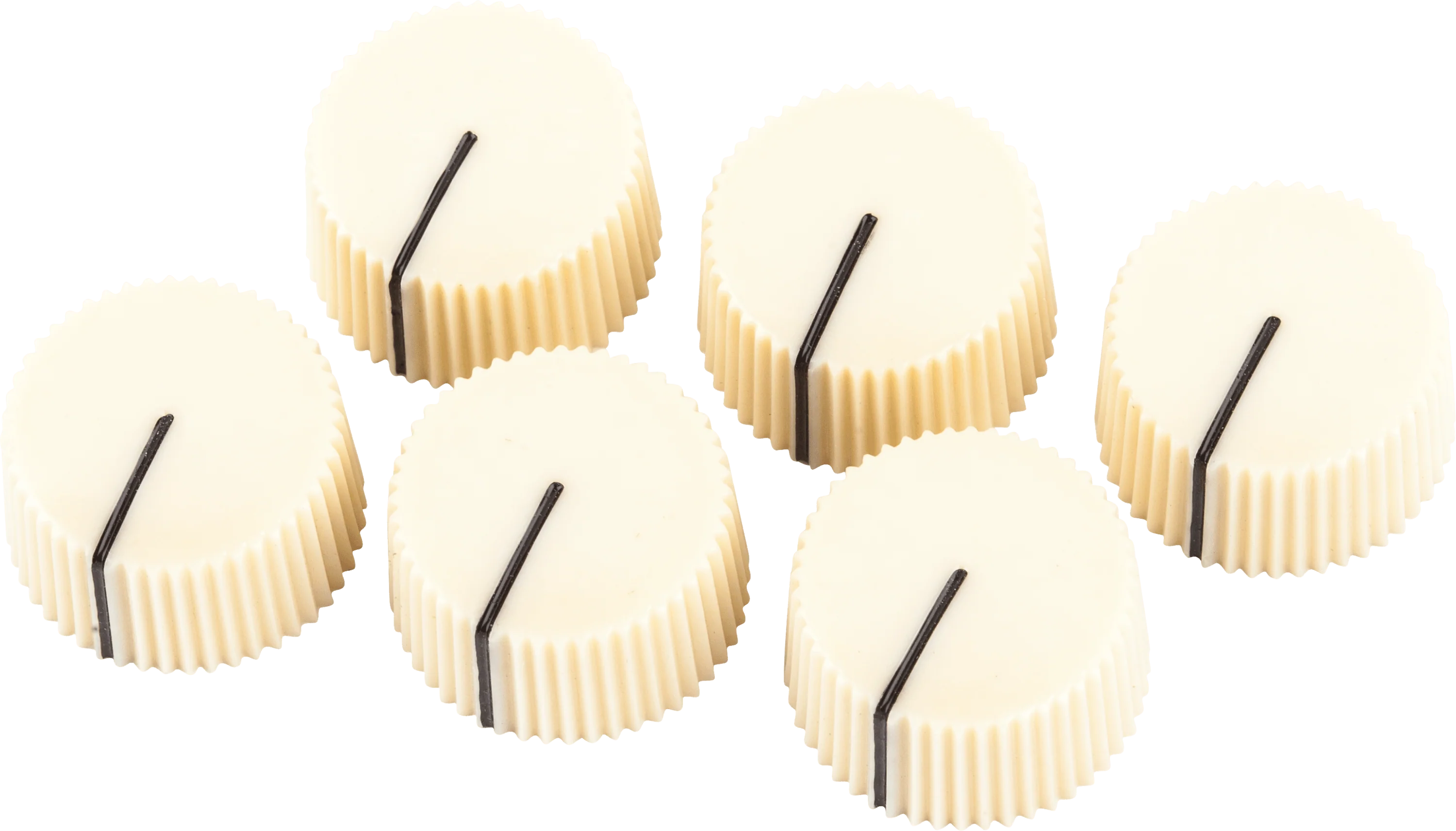 Pure Vintage Radio Amplifier Knobs - Cream