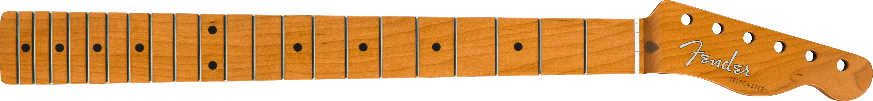 Roasted Maple Vintera® Mod '50's Telecaster® Neck, 21 Medium Jumbo Frets, 9.5", "V" Shape