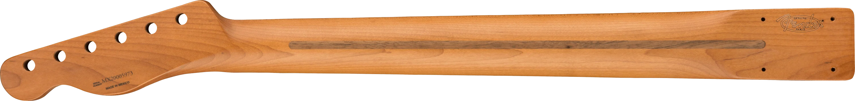Roasted Maple Vintera® Mod '50's Telecaster® Neck, 21 Medium Jumbo Frets, 9.5", "V" Shape - Image 2