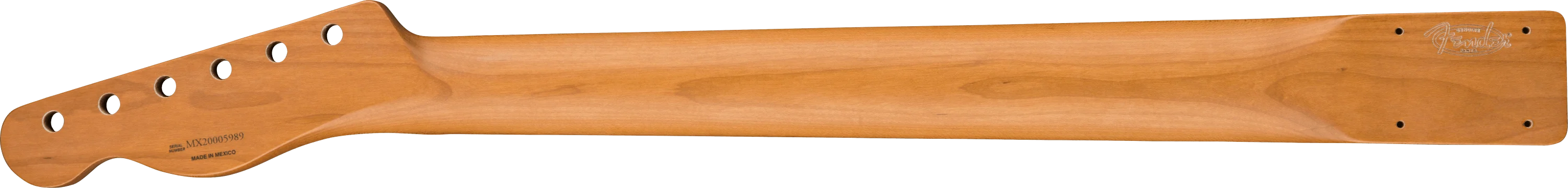 Roasted Maple Vintera® Mod '60's Telecaster® Neck, 21 Medium Jumbo Frets, 9.5", "C" Shape - Image 2
