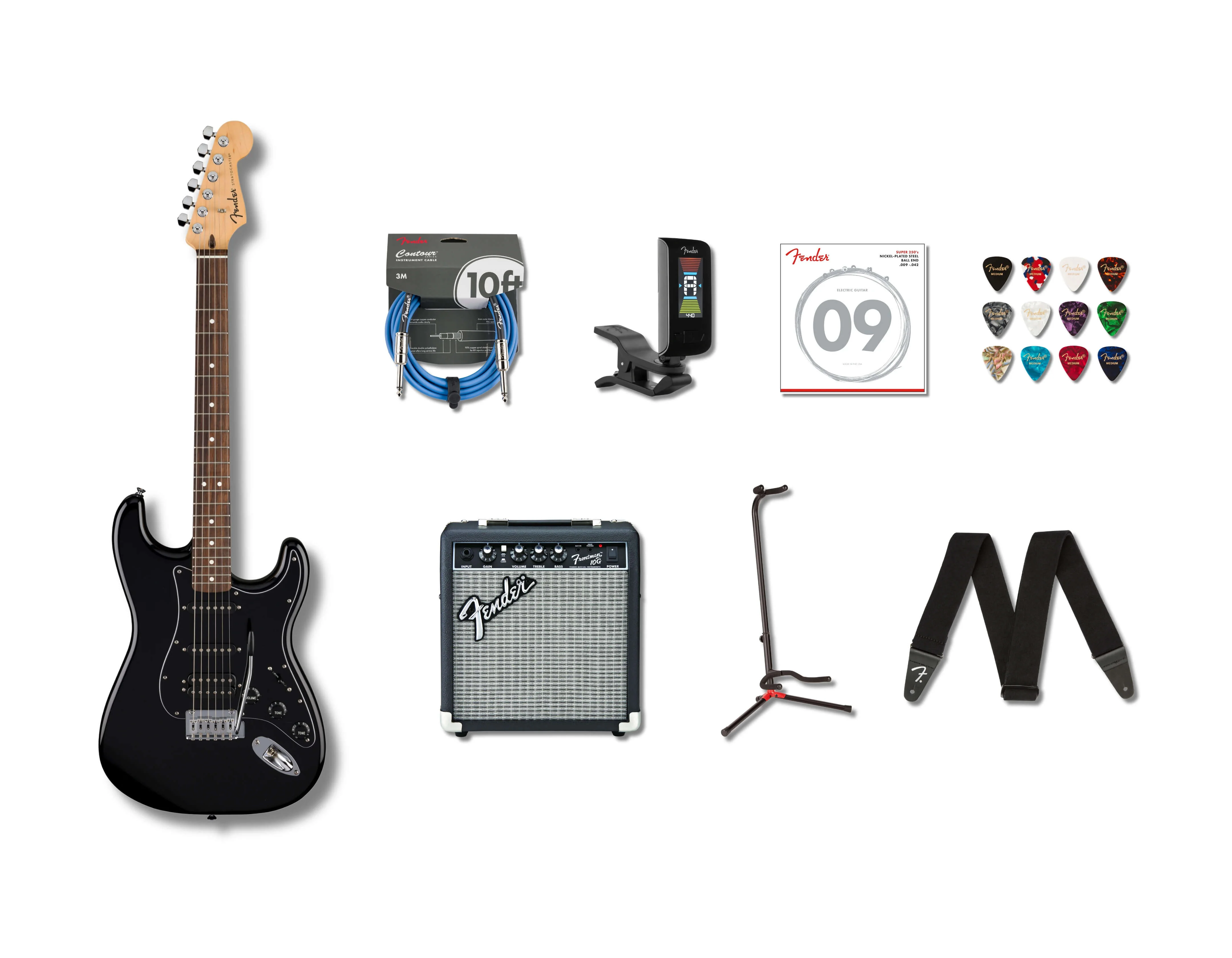 Standard Stratocaster HSS Beginner's Bundle - Image 2