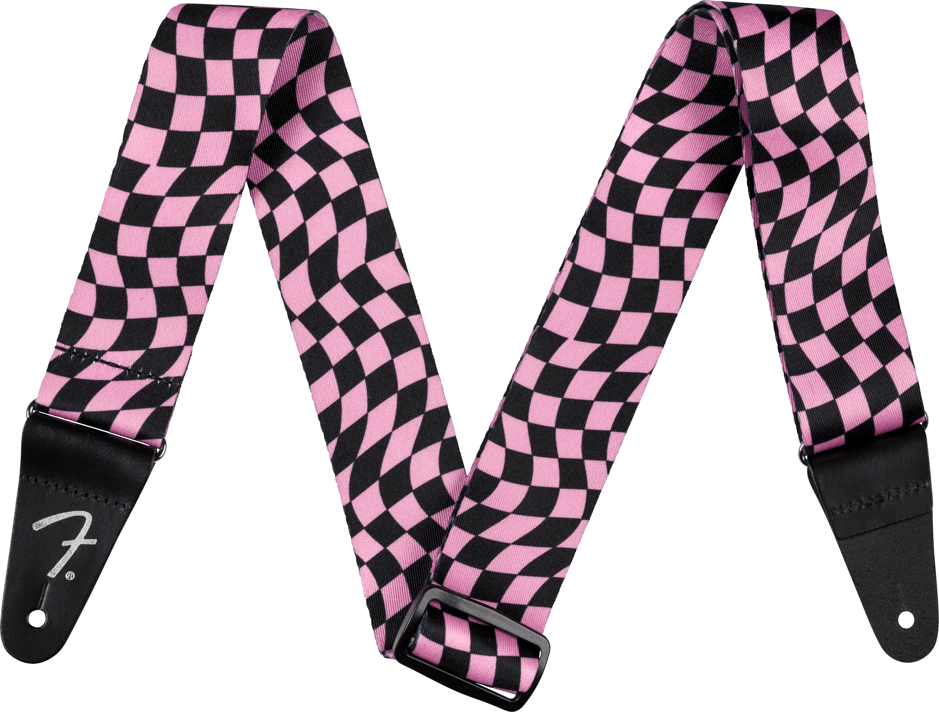 Wavy Checkerboard Polyester Strap - Image 4
